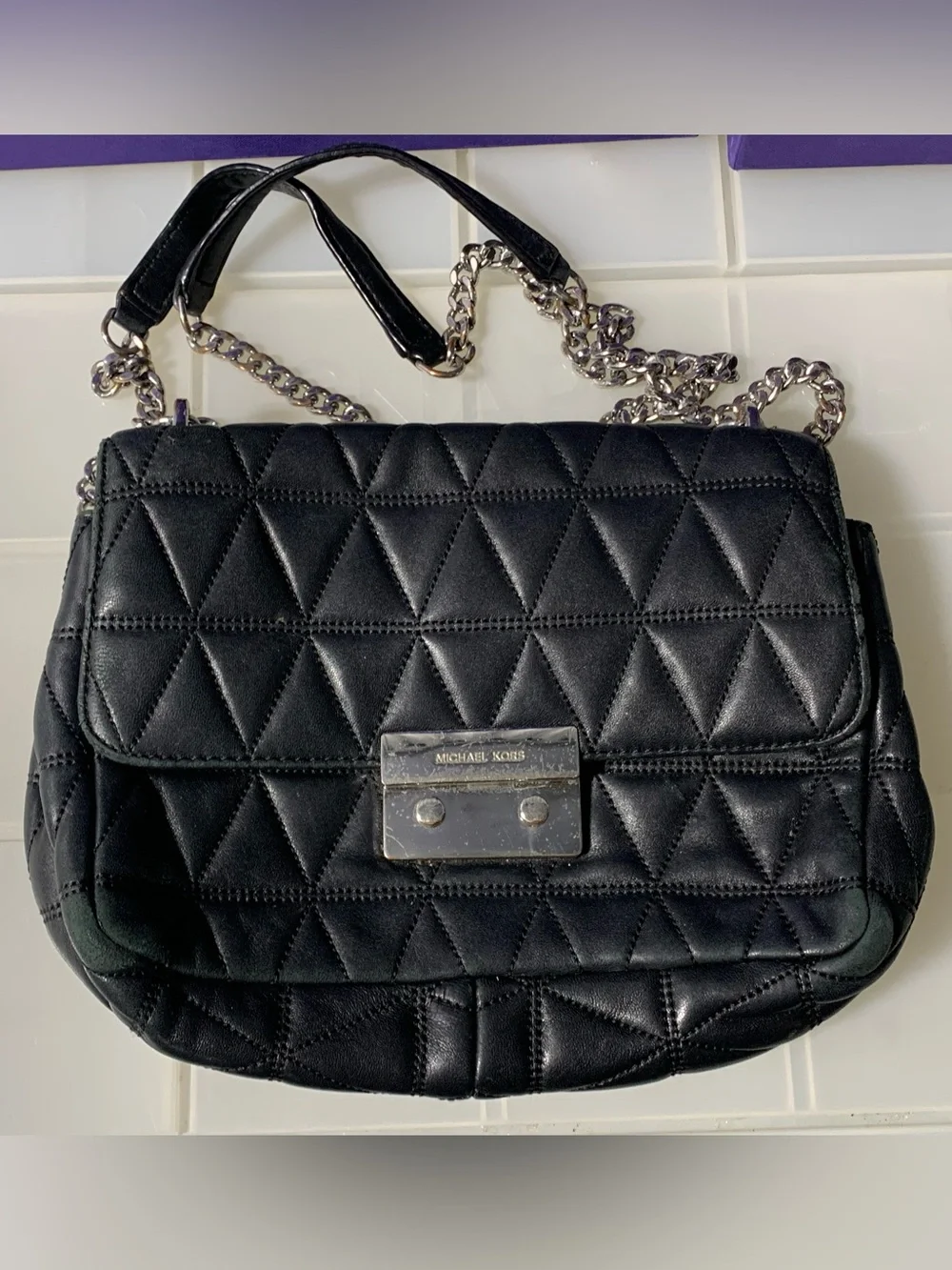 MICHAEL KORS Black Bag Bundle  — Travel Tote, Crossbody Hobo, Sloan Shoulder Bag